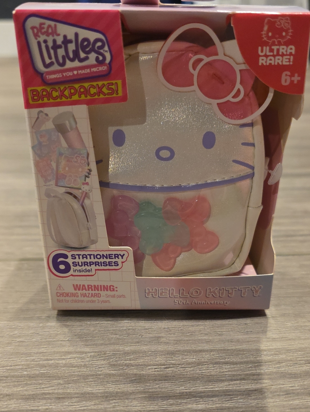 Real Littles Hello Kitty Mini Backpack - Pink & Pearlescent